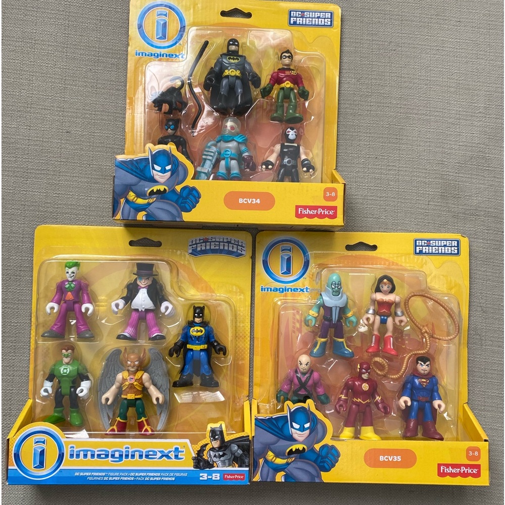 Fisher-Price Imaginext DC Super Friends Action Figures - Multicolor